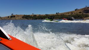 My view from a Malibu Boat on Lake Hume